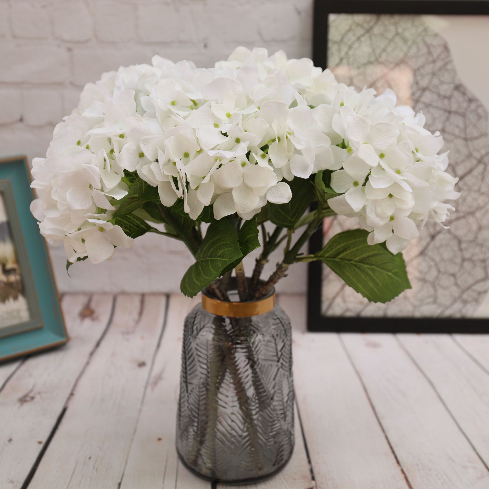 Hydrangea Blooms White Flower for Arrangement