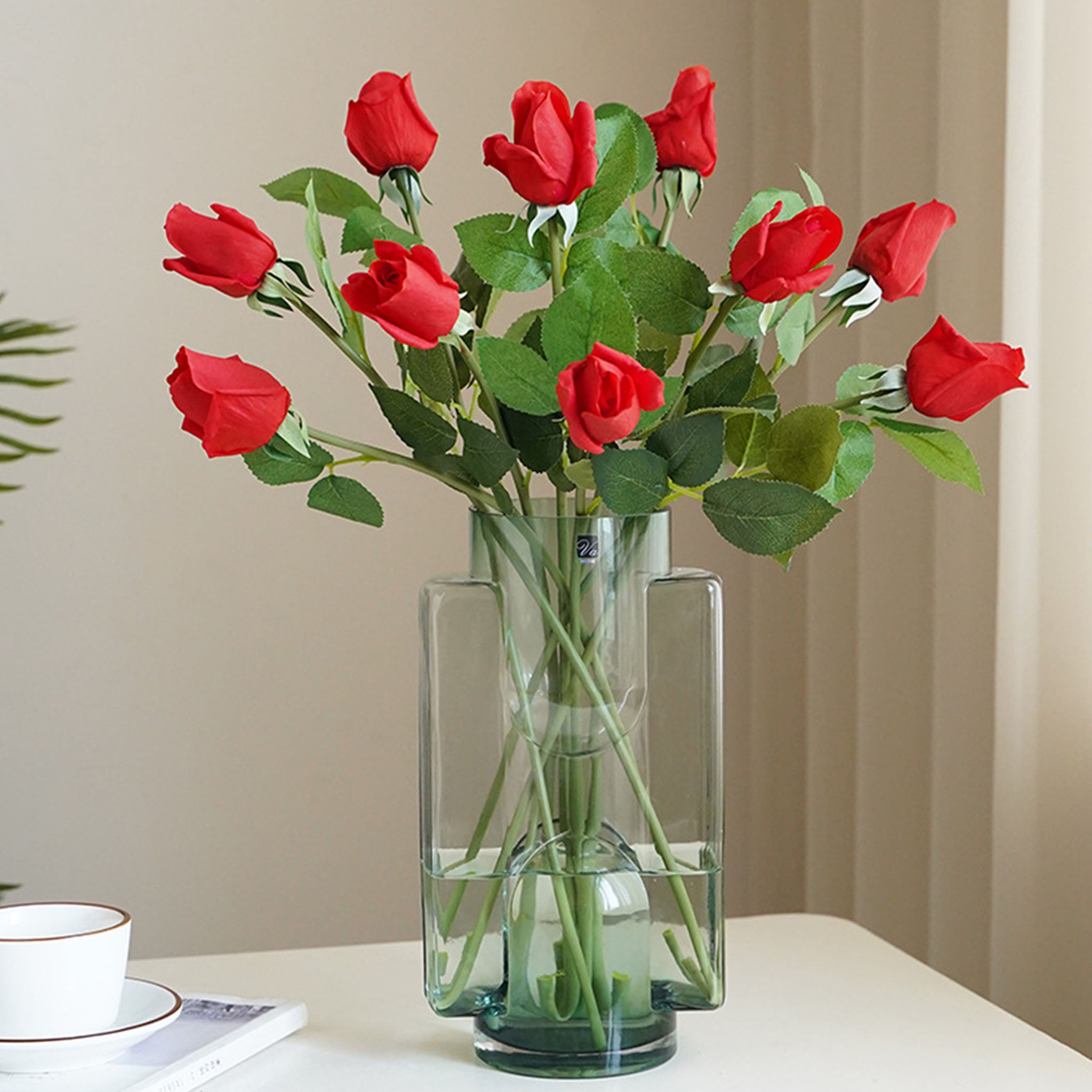 Real Touch Flowers Silk Rosebud Faux Flower