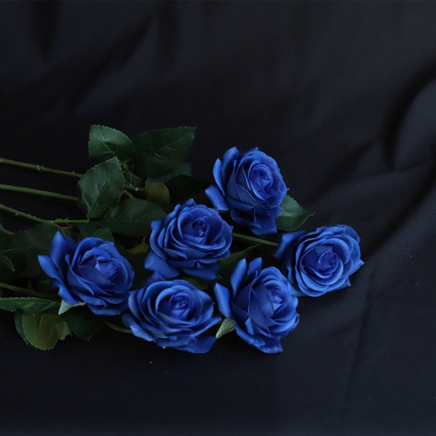 Realistic Fake Flowers Real Touch Roses 10pcs