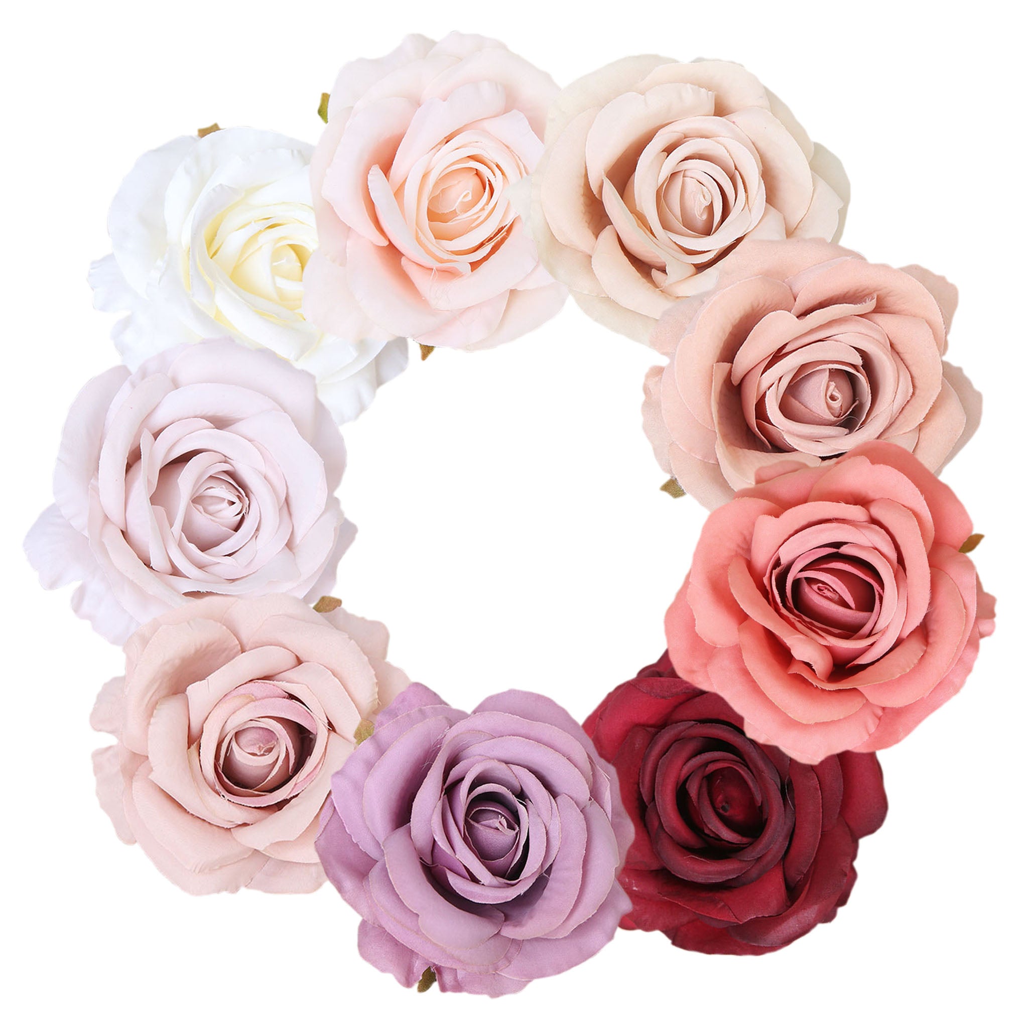 Wholesale Roses Silk Flower Heads