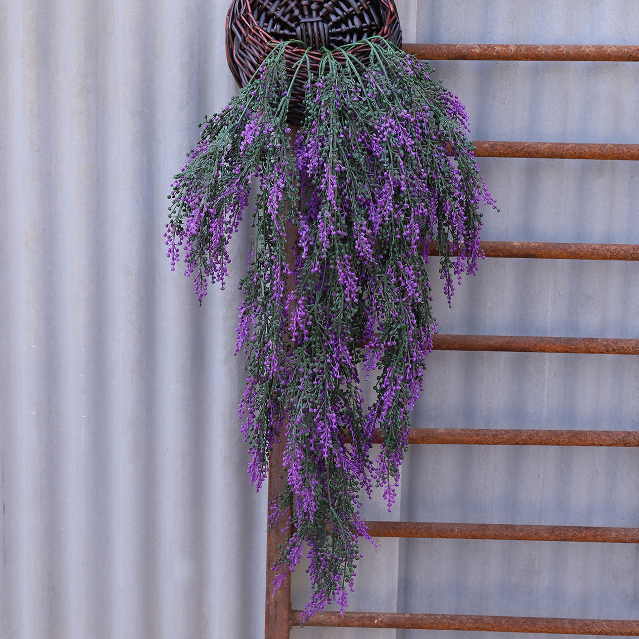 Artificial Hanging Plants for Wall Basket Planters
