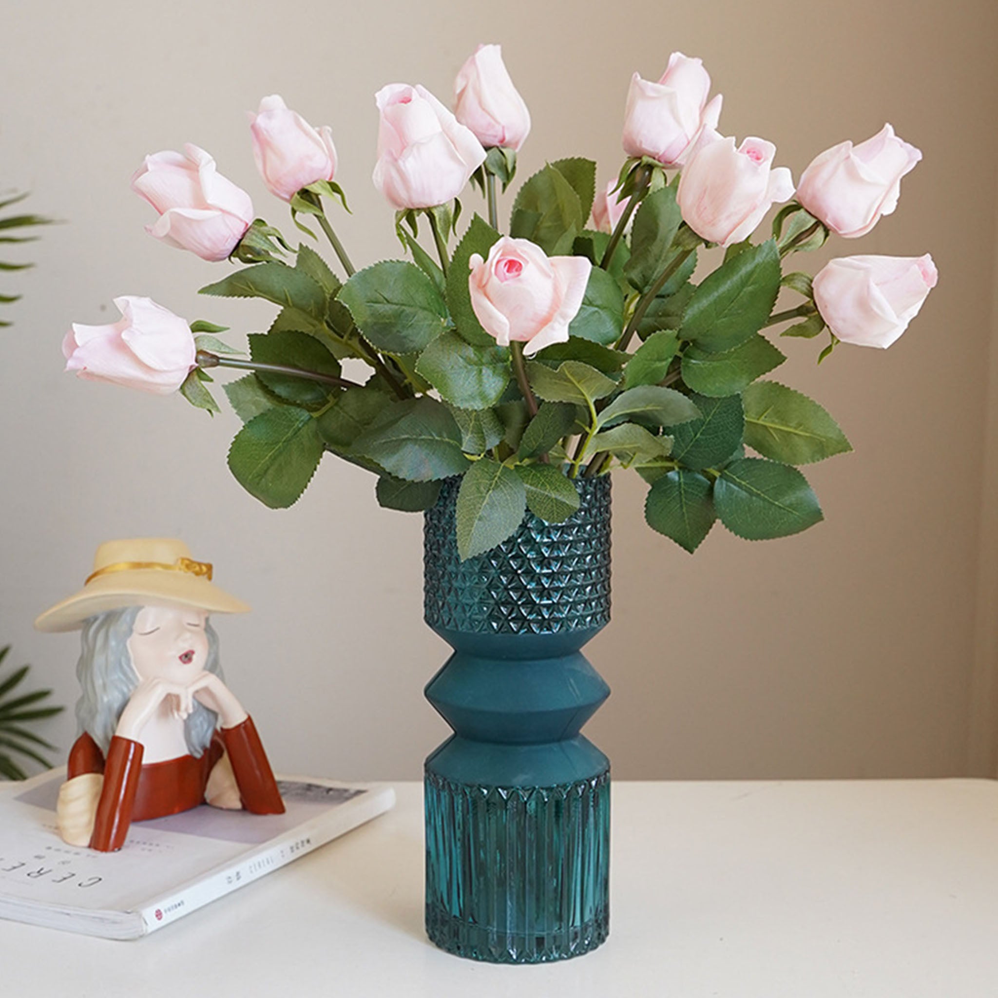 Real Touch Flowers Silk Rosebud Faux Flower