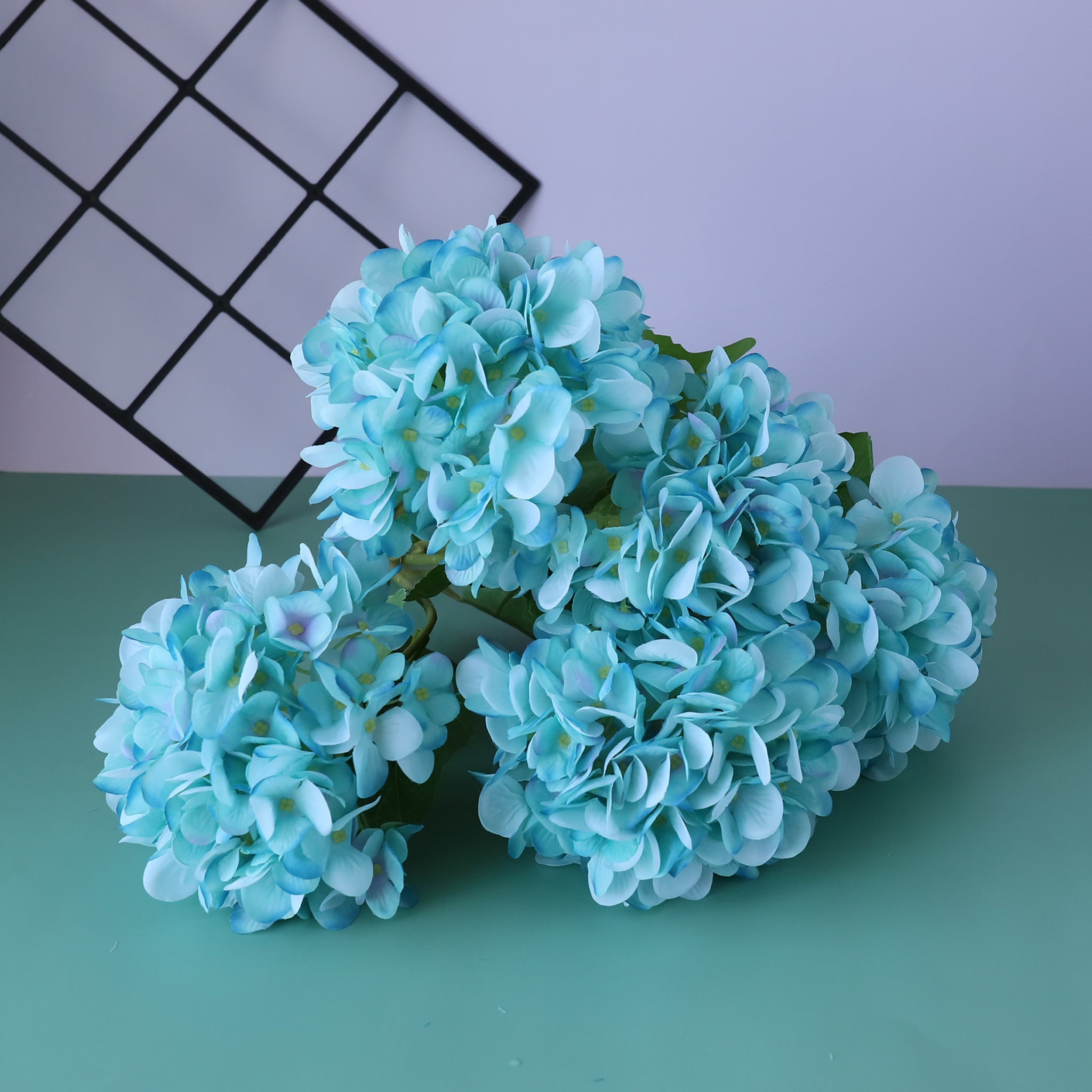 Blue Hydrangea Silk Hydrangea Blooms