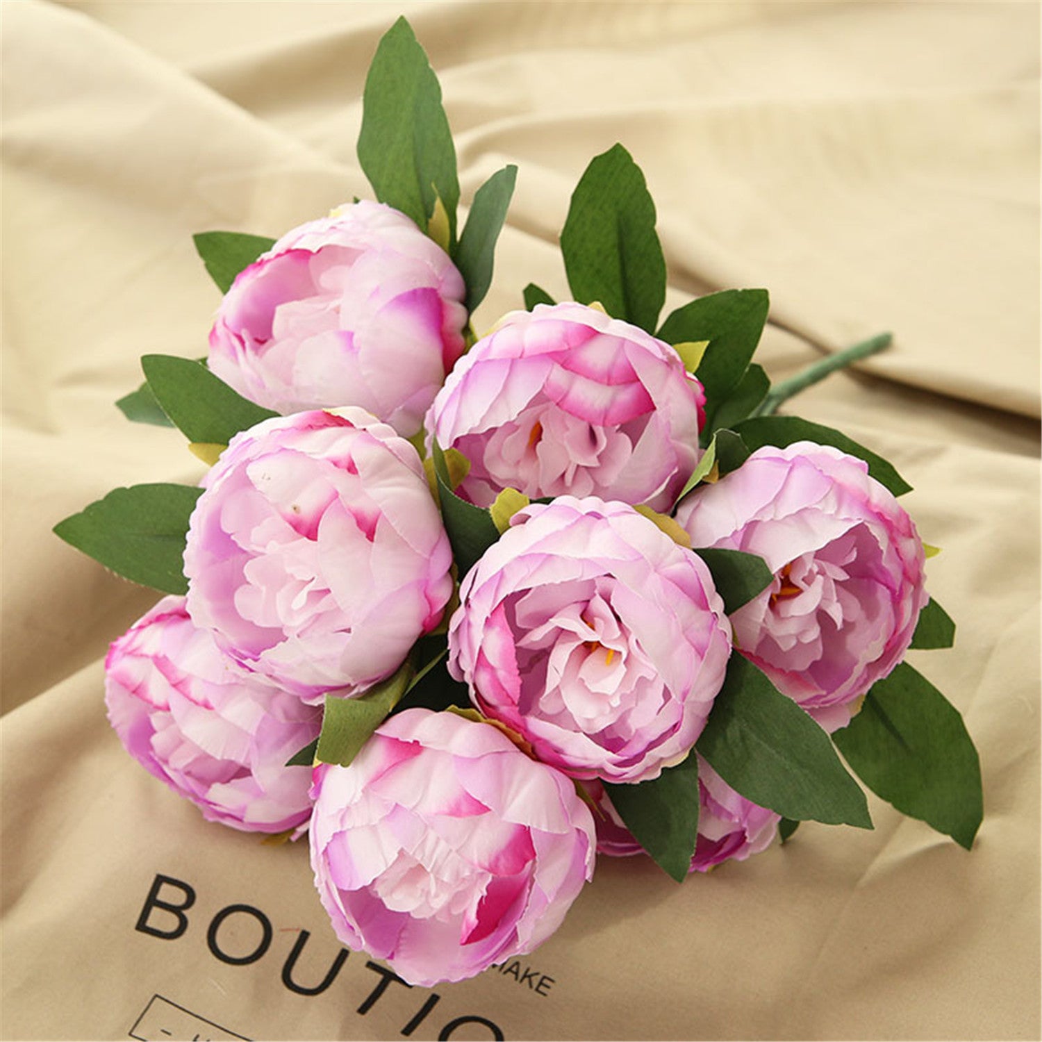 Artificial Peony Silk Peonies Fake Flowers Wedding Bouquet