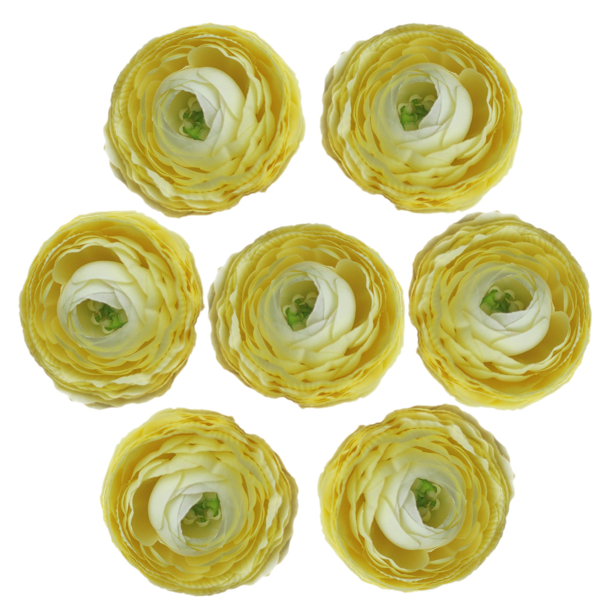 Artificial Ranunculus Flower Heads 50 Bulk
