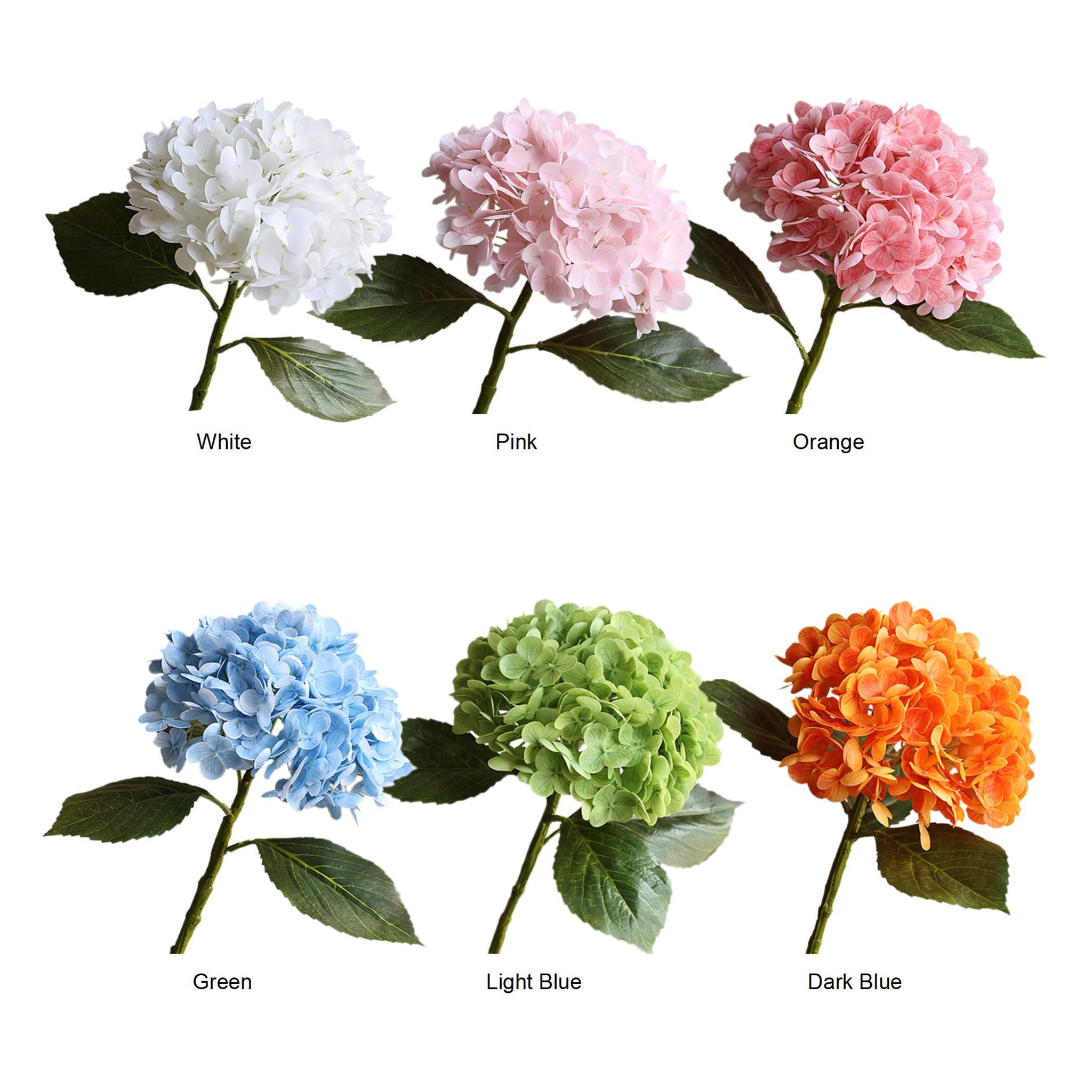 Fake Hydrangea Real Touch Flowers for Arrangement