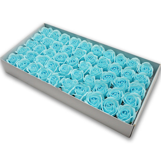 Soap Rose Heads for DIY Wedding Banquet Guest Gift