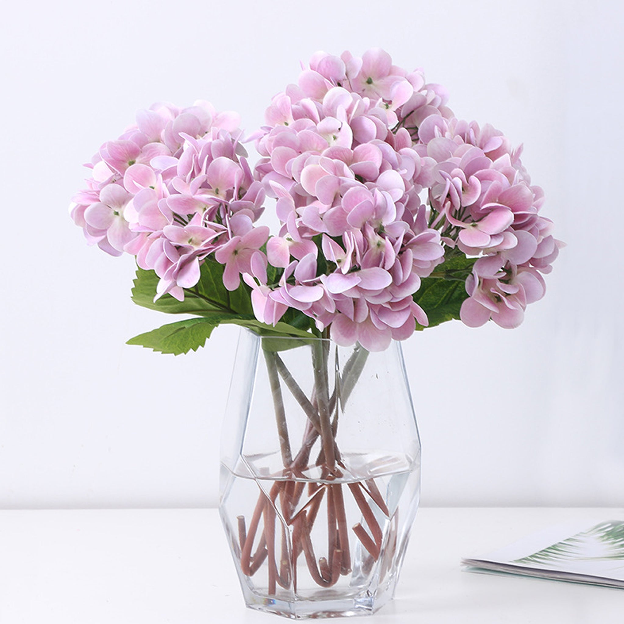 Small Blooms Fake Hydrangea Stem