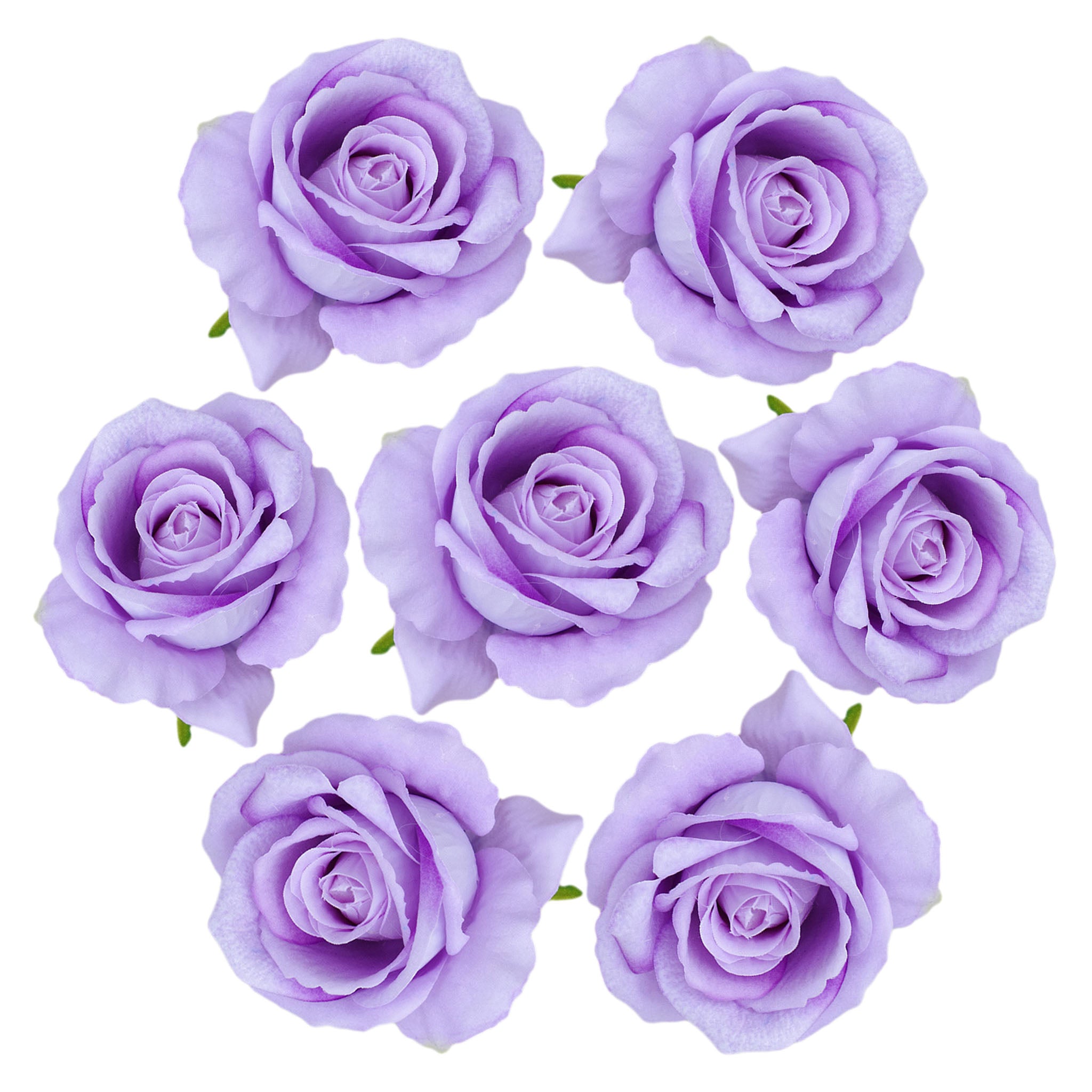 Artificial Flowers Silk Rose Heads in Bulk