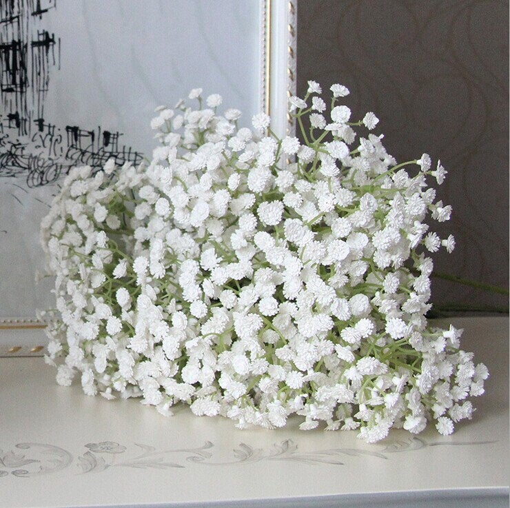 Artificial Babysbreath 10 Stems Fake Wedding Flowers