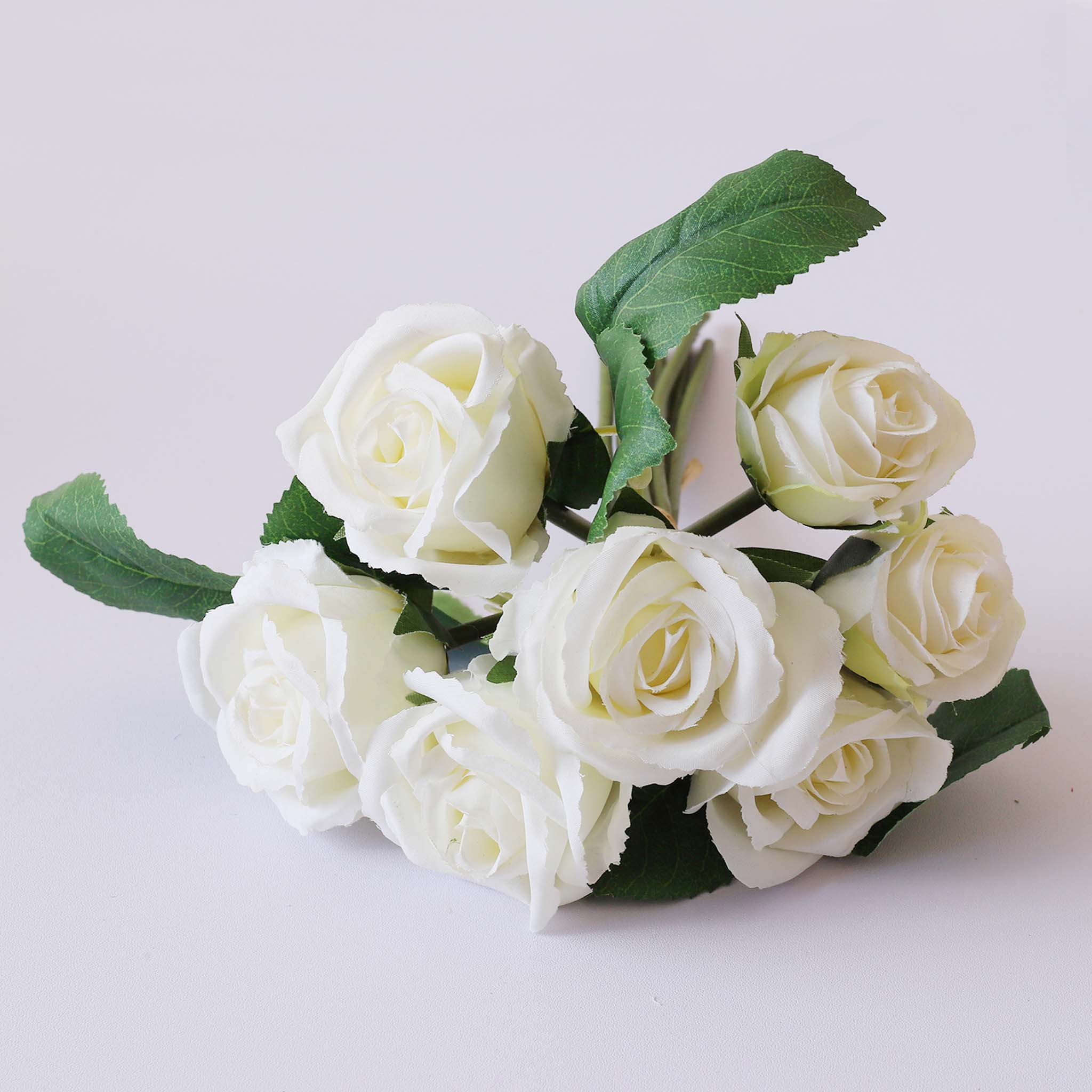 Fall Wedding Flowers Silk Rose Bouquet Vintage Colors For diy Crafts Gray Blue Bouquet