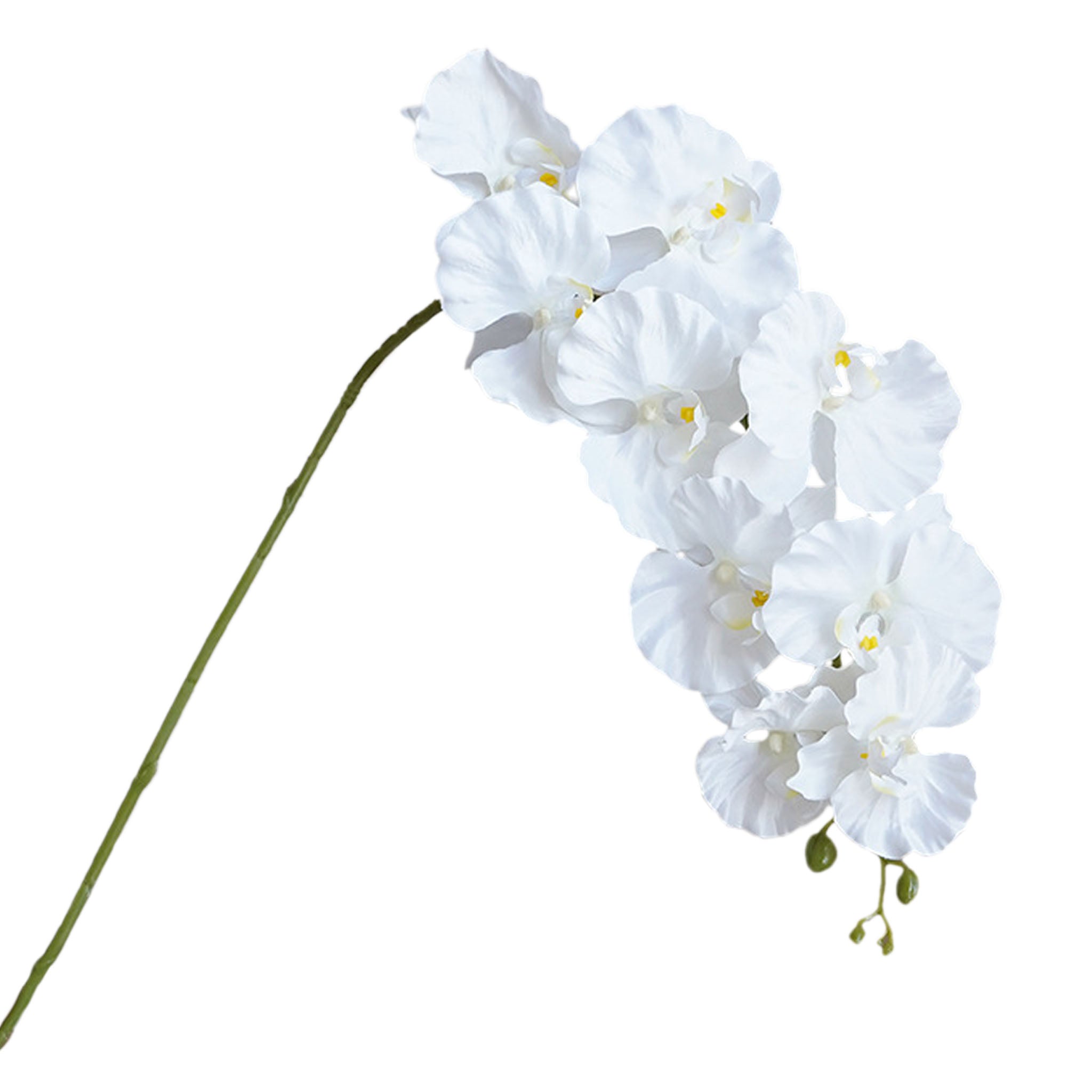 Realistic Artificial Silk Orchid Flowers 39 inch