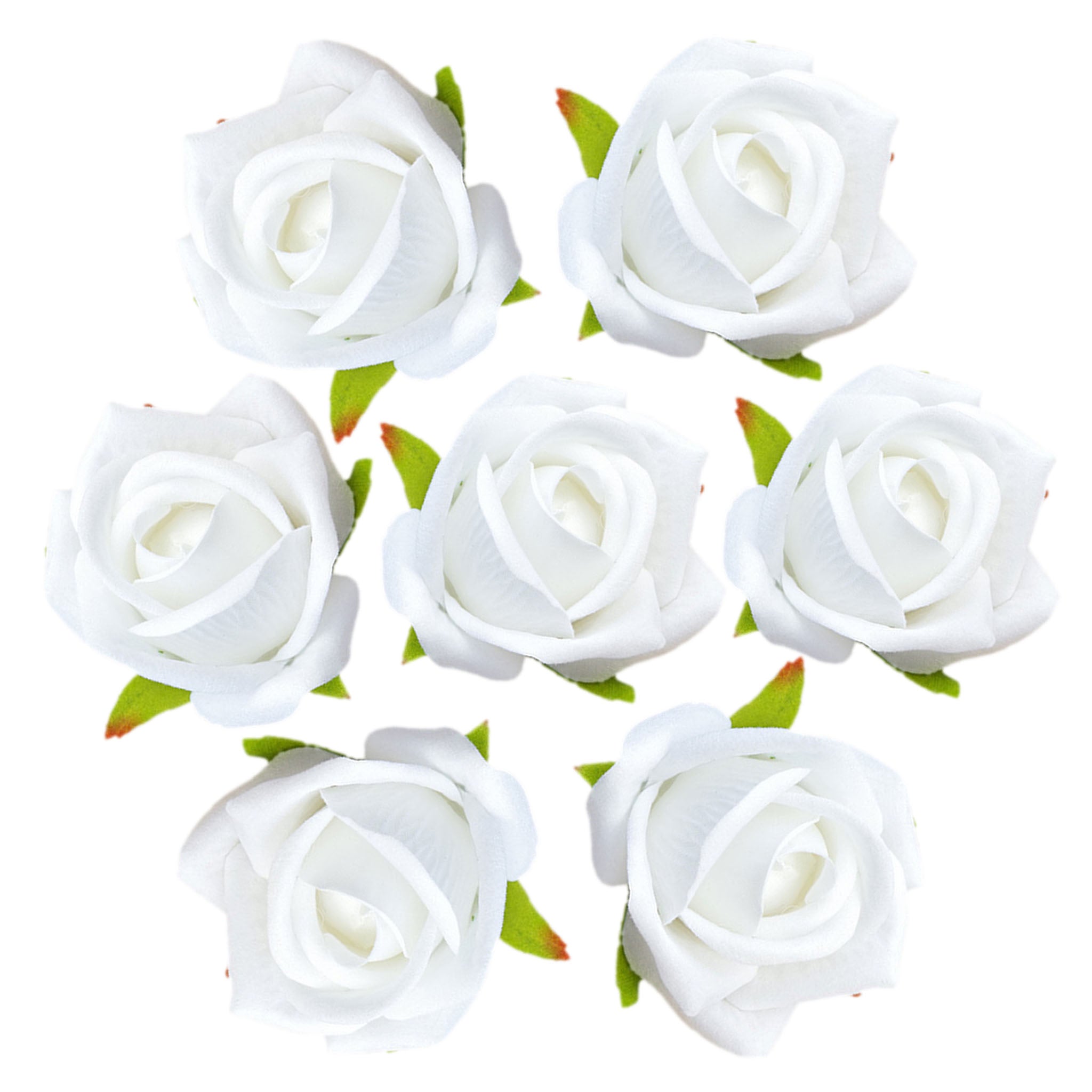 Artificial Flowers Silk Rosebud Flower Heads
