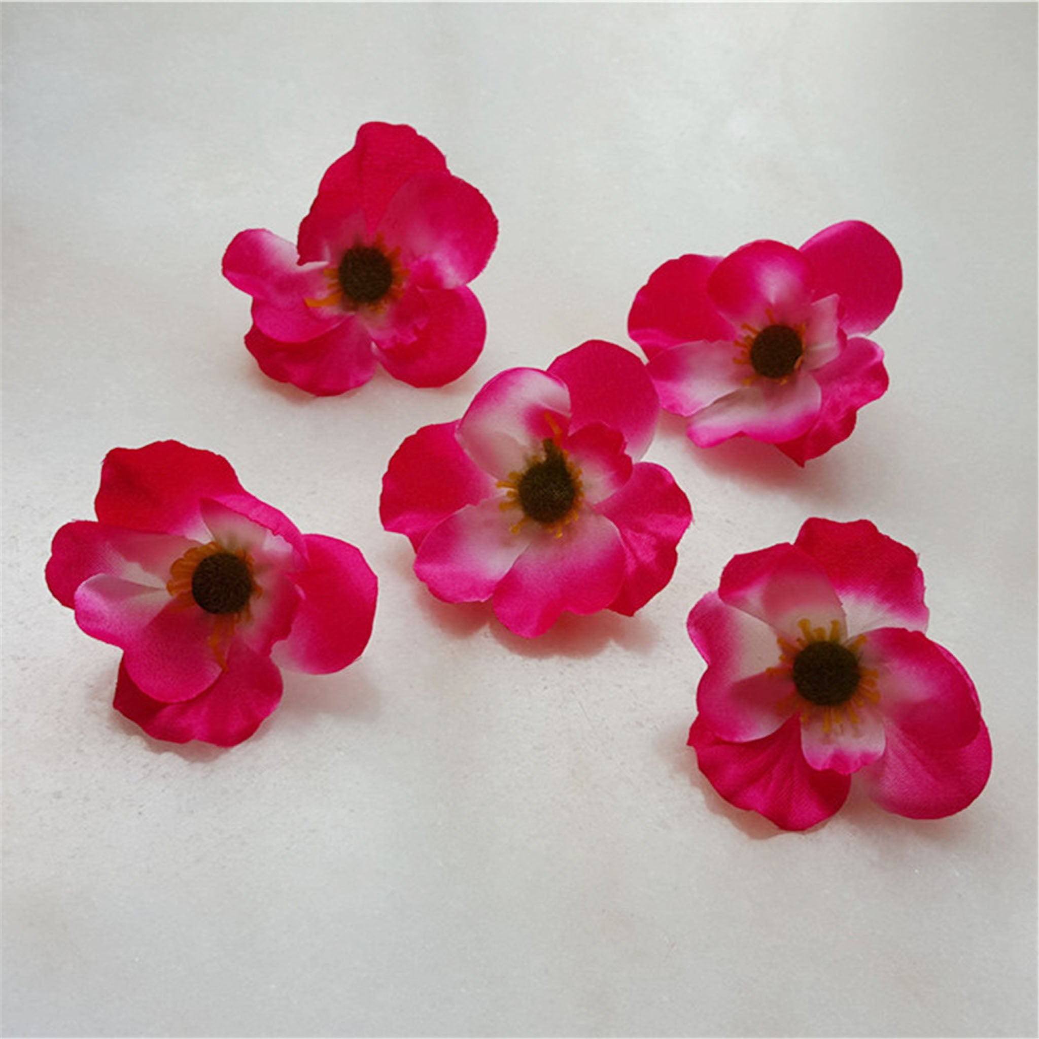 Silk Poppy Flowers Artificial Anemones
