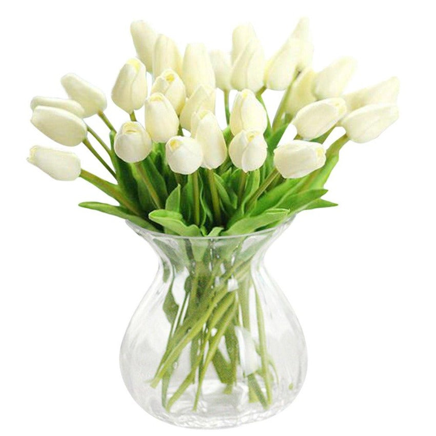Artificial Tulip Bouquet Real Touch Flowers for Home Wedding Decorations