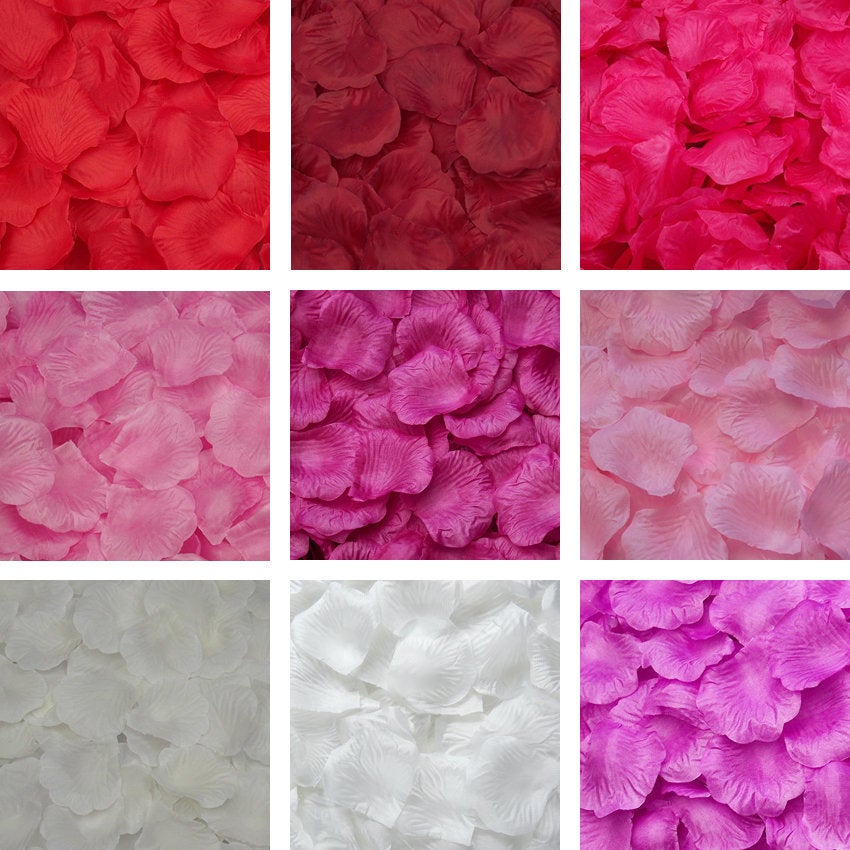 Wholesale Flower Petals Fake Rose Petals Multi Colors 1000pcs